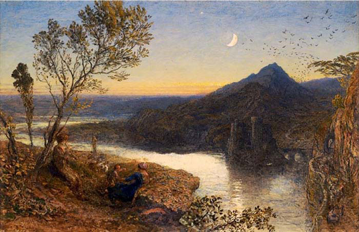 classical river scene